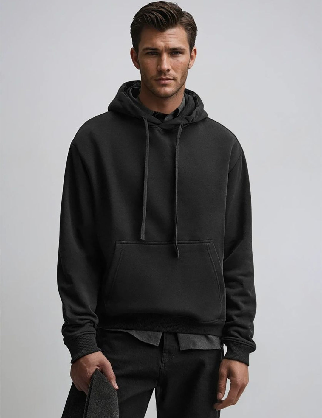 KOTTY Full Sleeve Solid Men Sweatshirt 