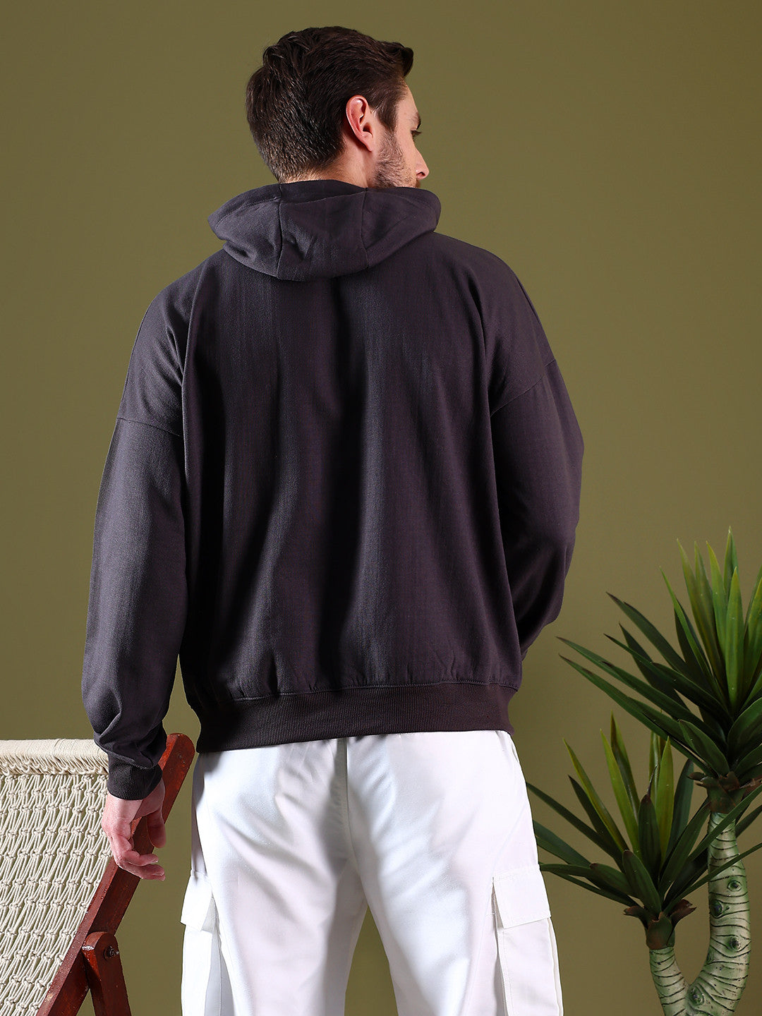 KOTTY Full Sleeve Solid Men Sweatshirt 