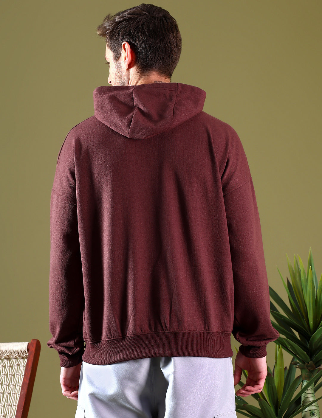 KOTTY Full Sleeve Solid Men Sweatshirt 