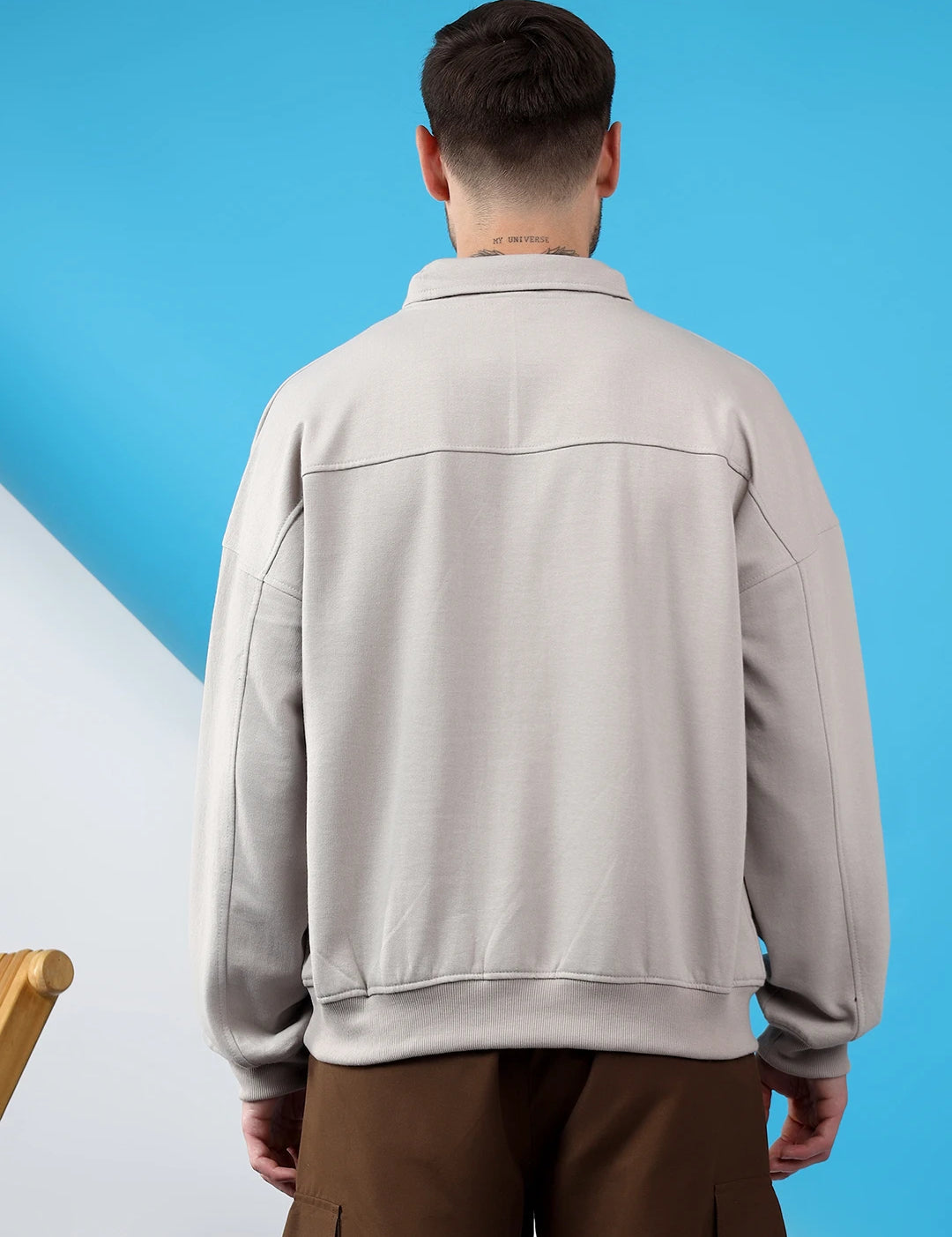 KOTTY Full Sleeve Solid Men Sweatshirt 