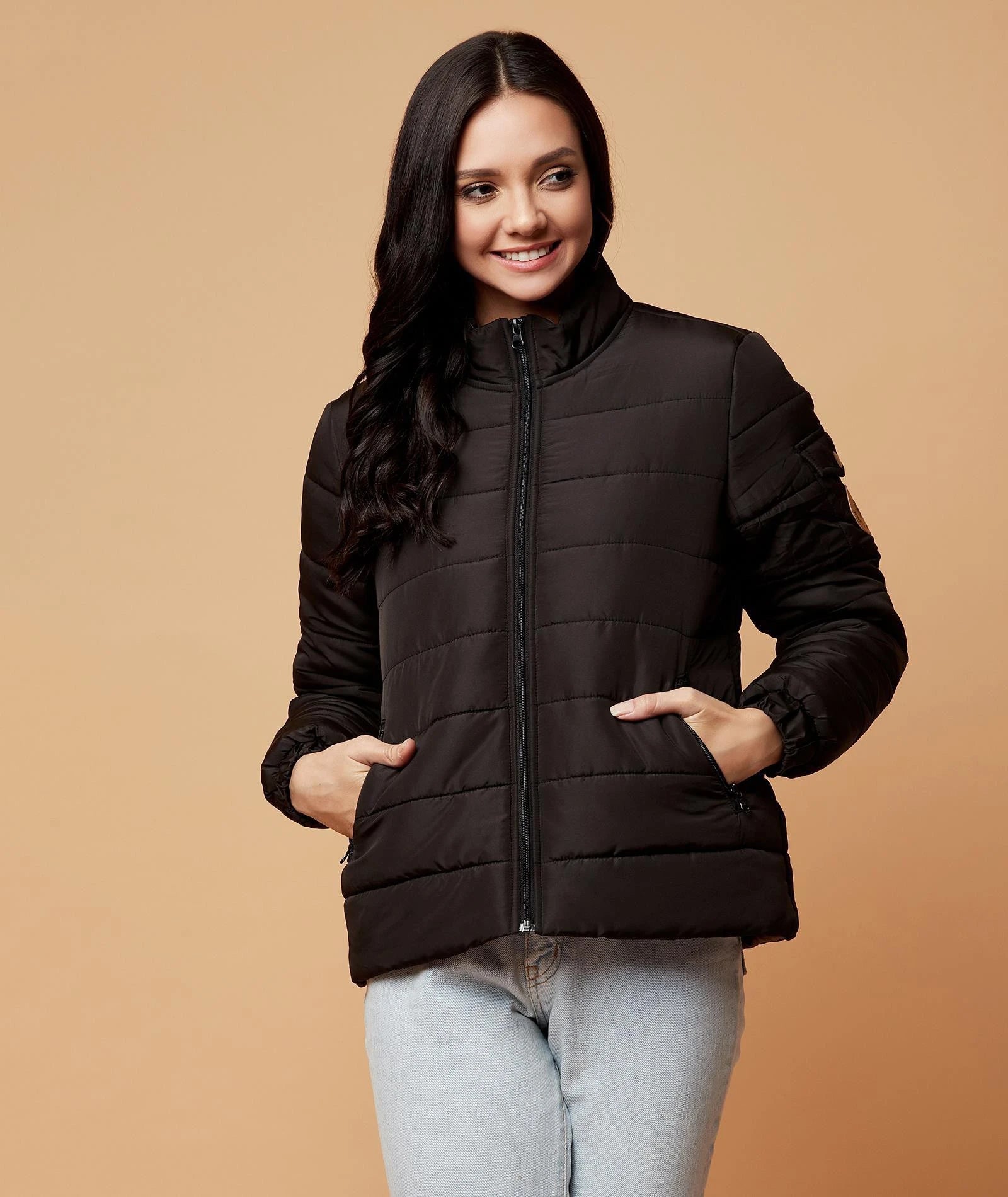 KOTTY Full Sleeve Solid Women Jacket 
