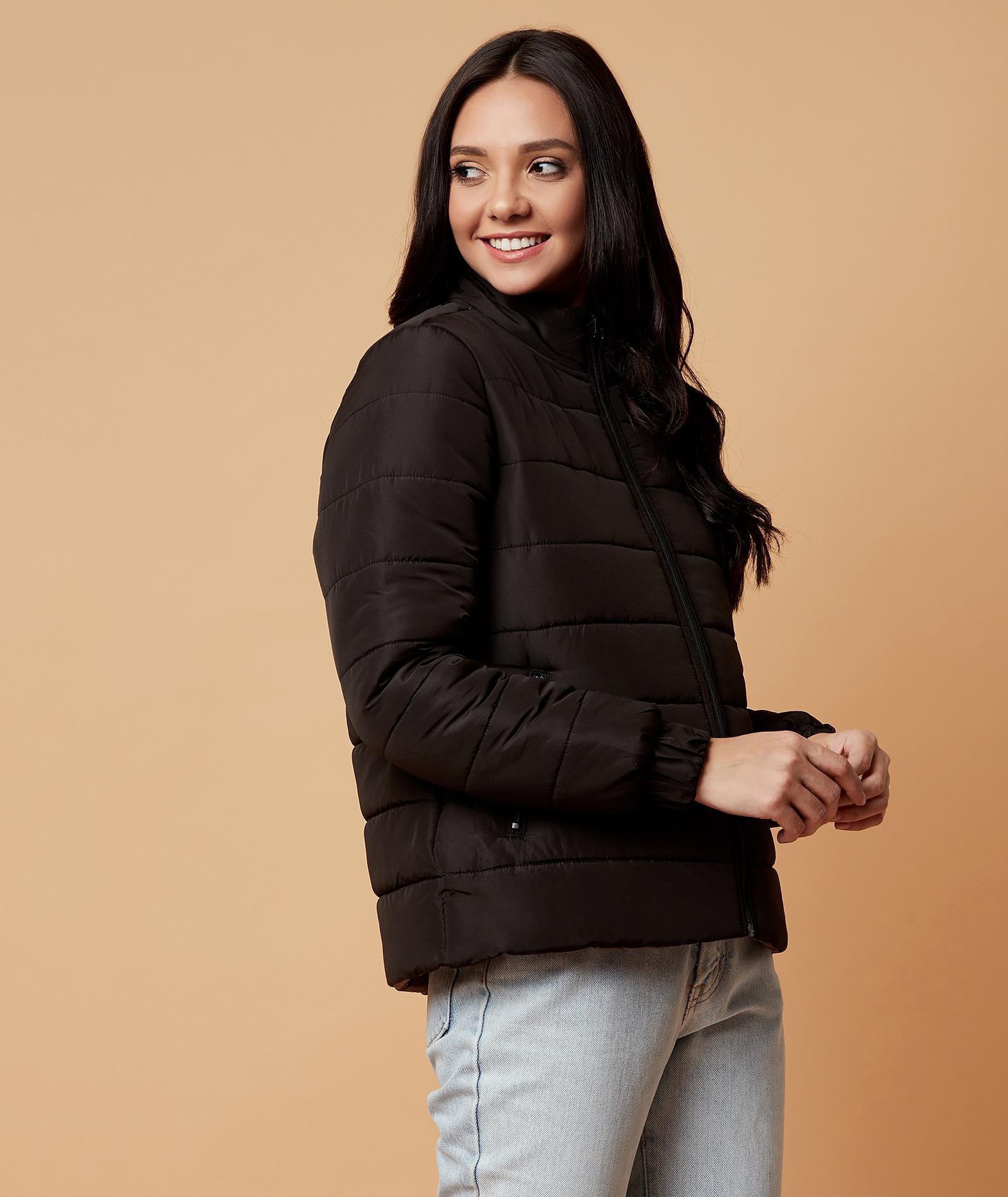KOTTY Full Sleeve Solid Women Jacket 