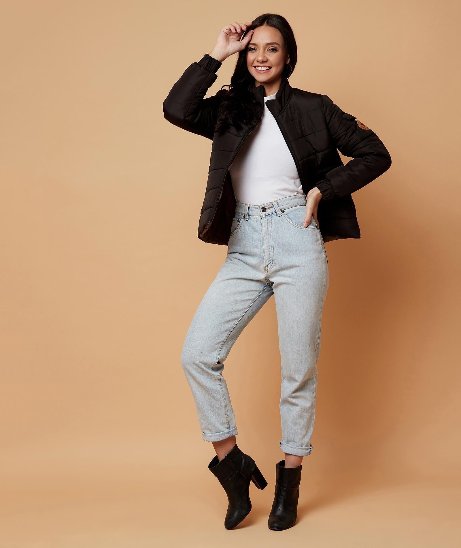 KOTTY Full Sleeve Solid Women Jacket 