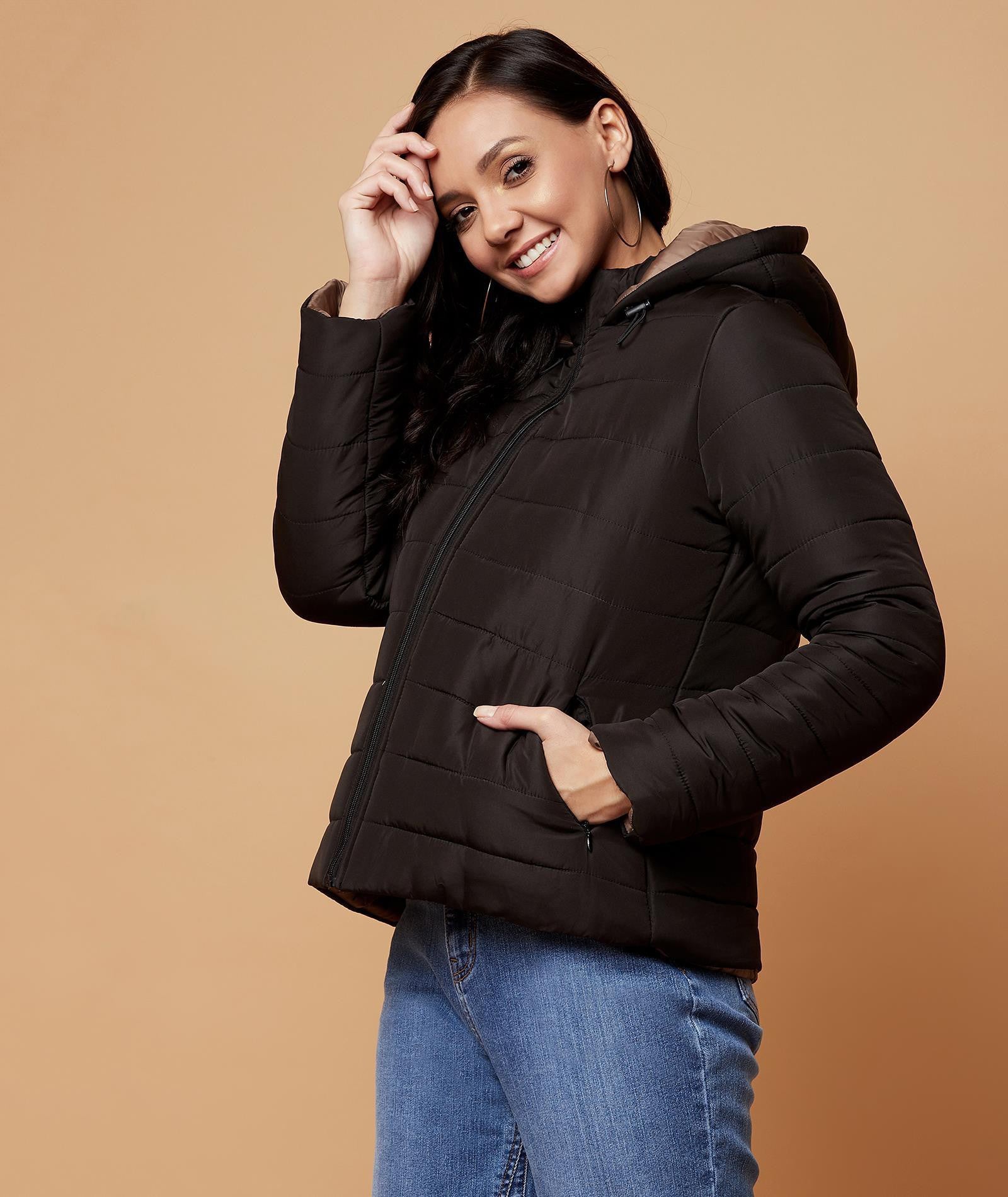 KOTTY Full Sleeve Solid Women Jacket 