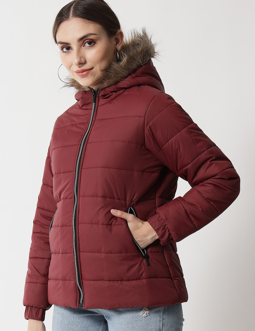 KOTTY Full Sleeve Solid Women Jacket 