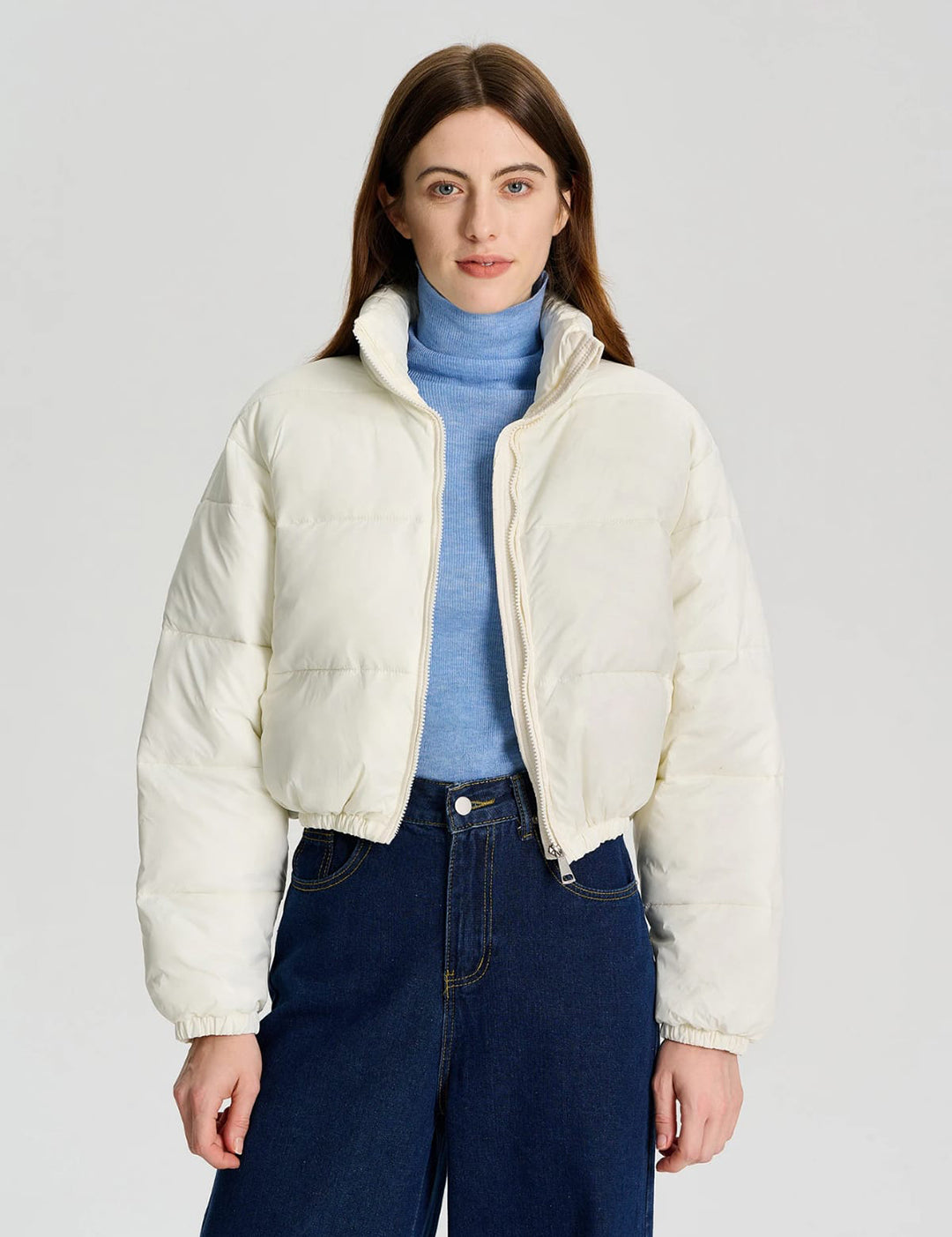 KOTTY Women Full Sleeve Solid Puffer Jacket