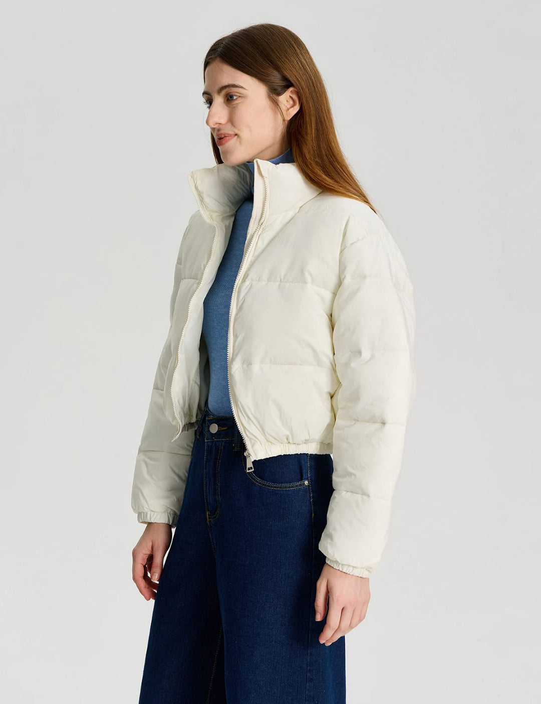 KOTTY Women Full Sleeve Solid Puffer Jacket