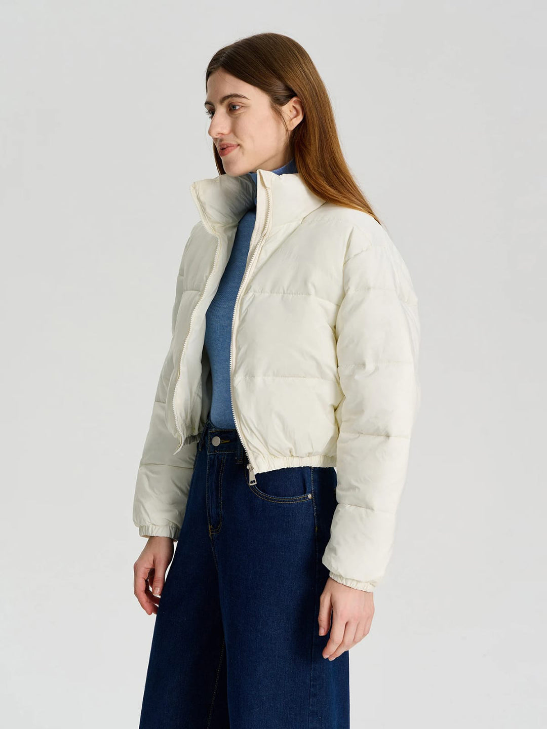 KOTTY Women Full Sleeve Solid Puffer Jacket