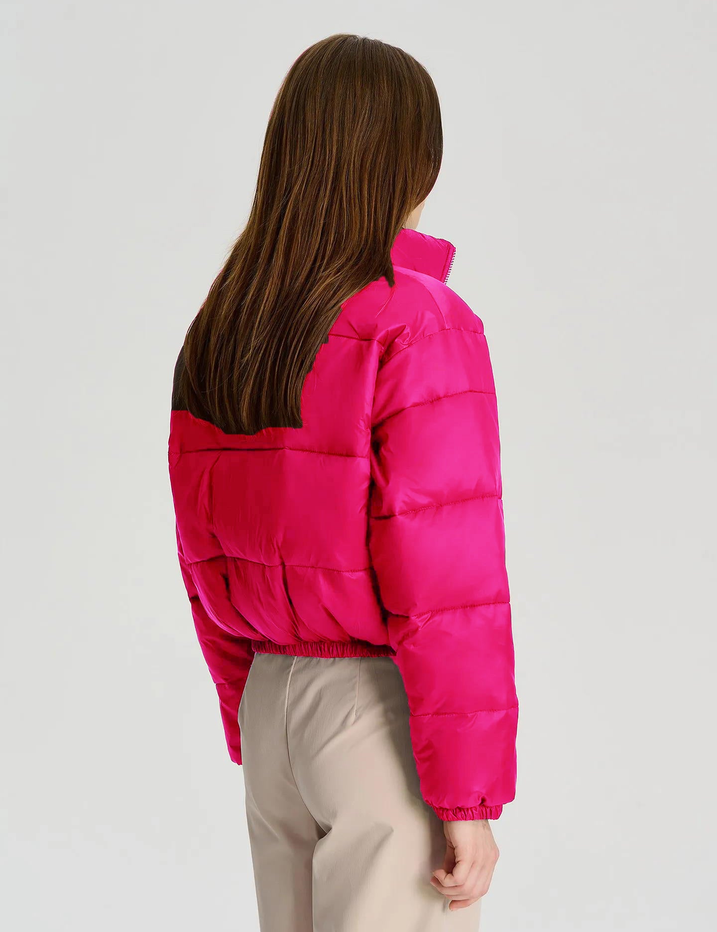 KOTTY Women Full Sleeve Solid Puffer Jacket