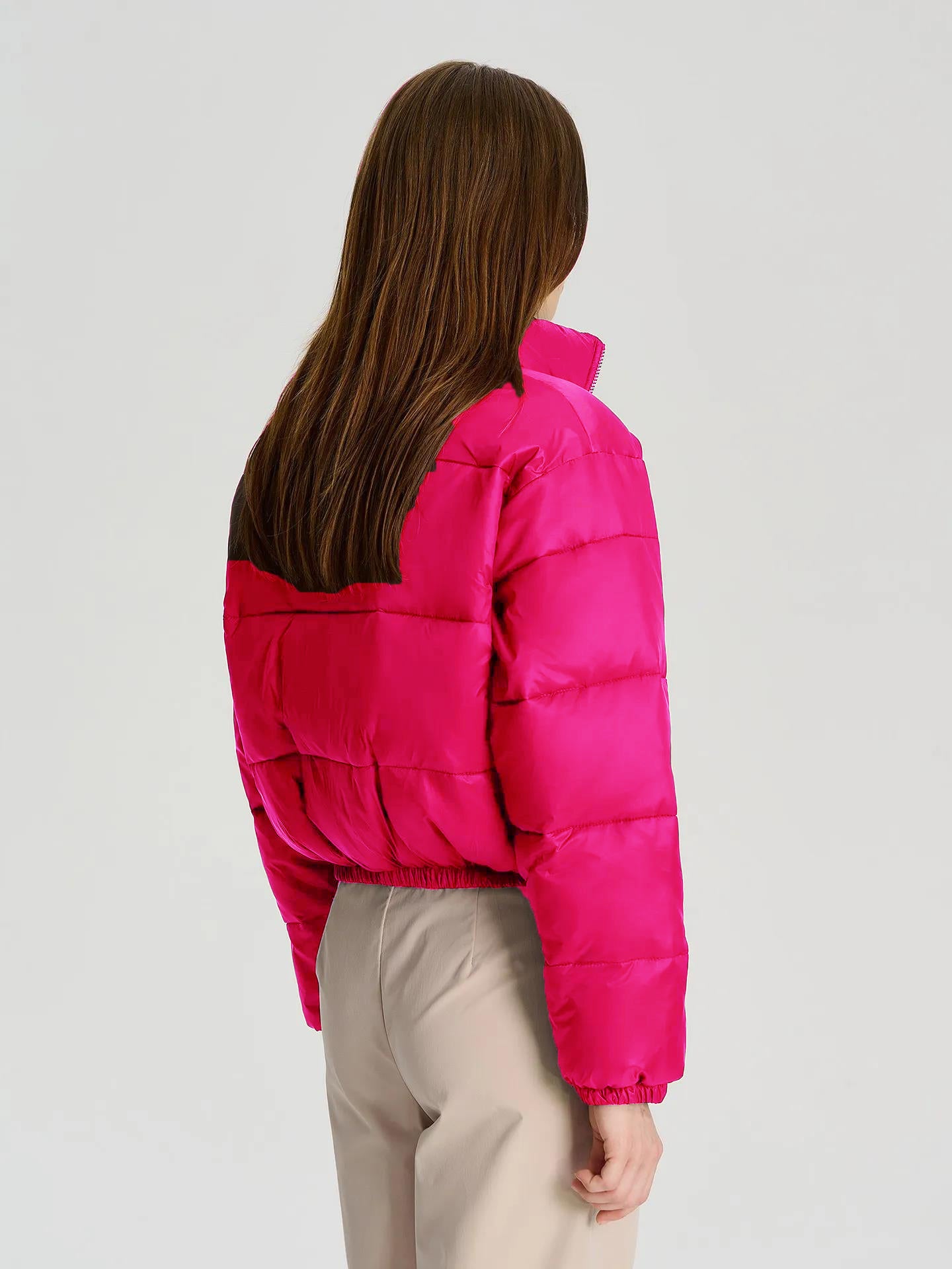 KOTTY Women Full Sleeve Solid Puffer Jacket