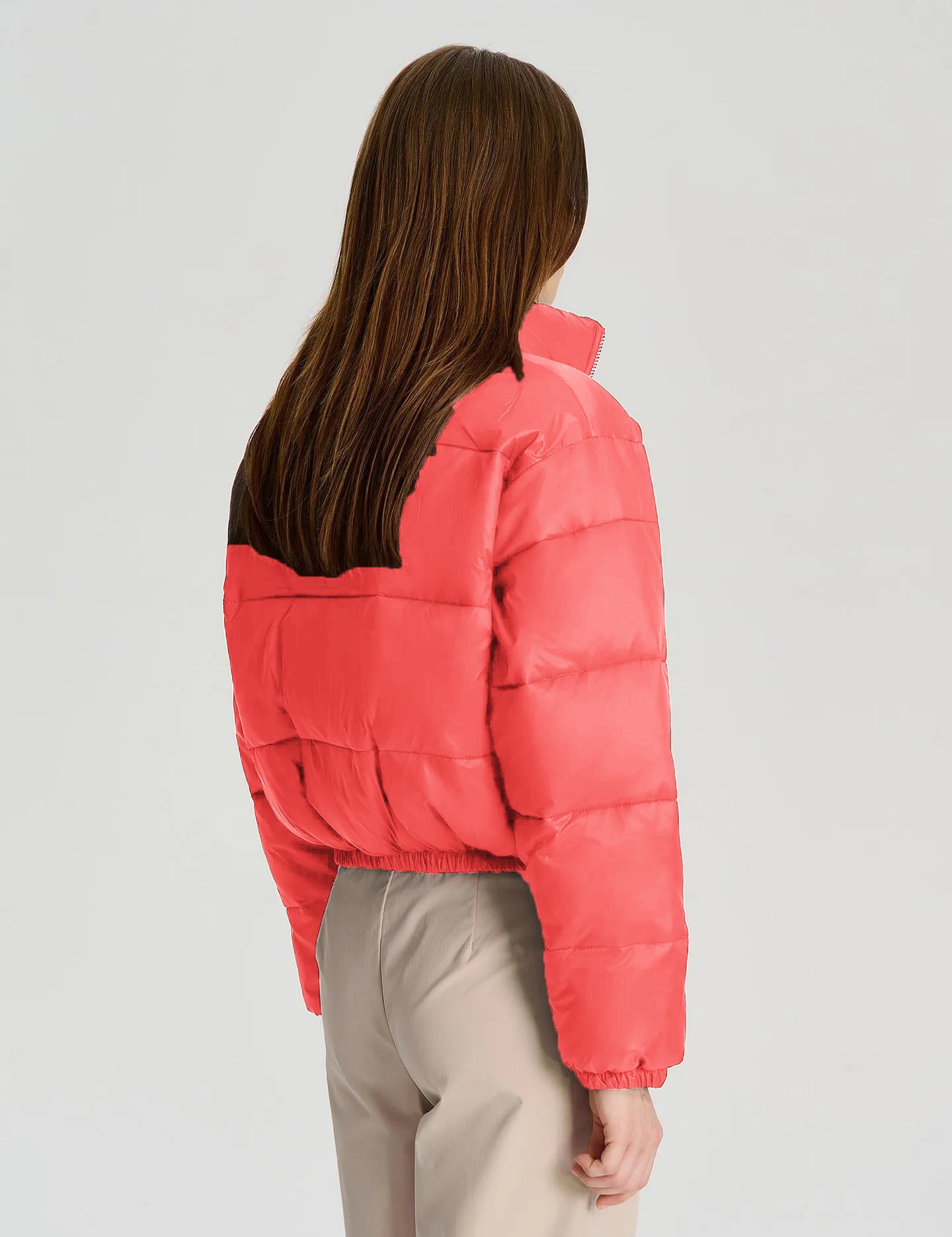 KOTTY Women Full Sleeve Solid Puffer Jacket