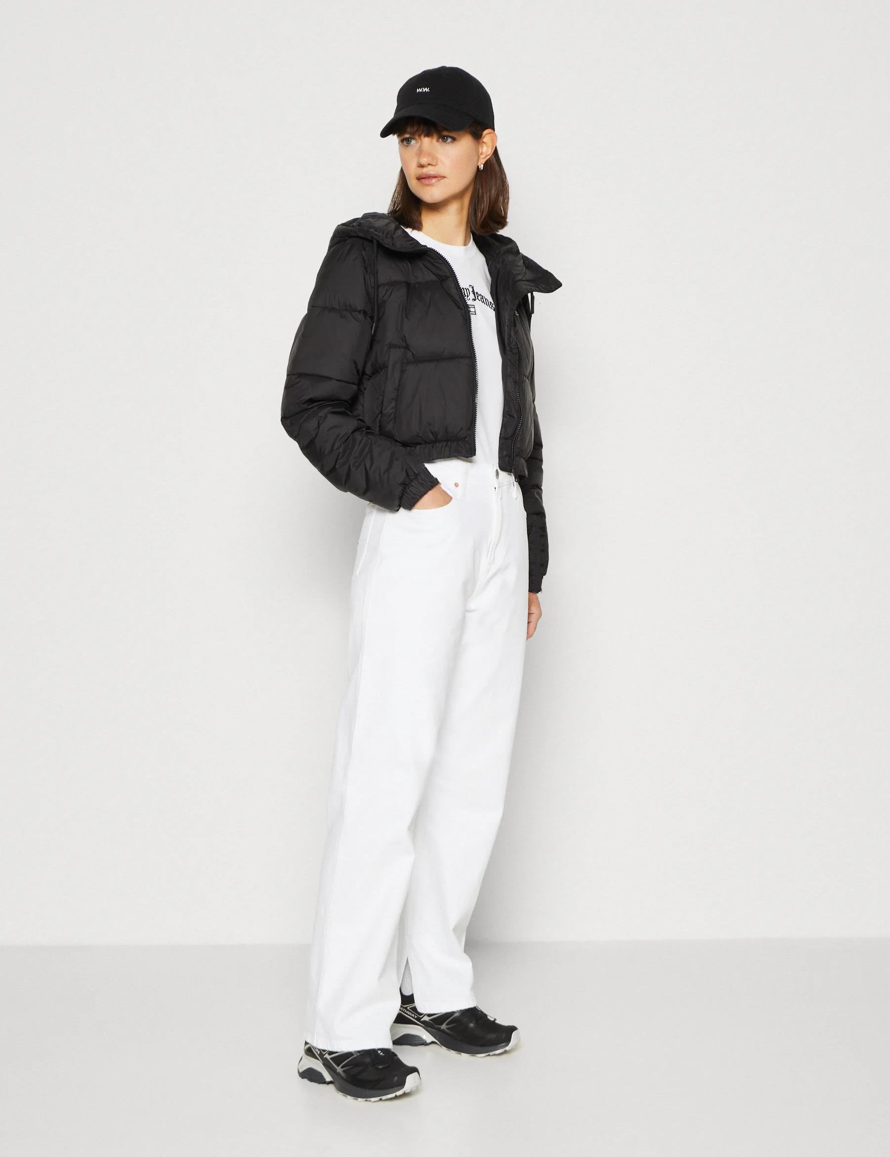 KOTTY Women Full Sleeve Solid Hooded Puffer Jacket