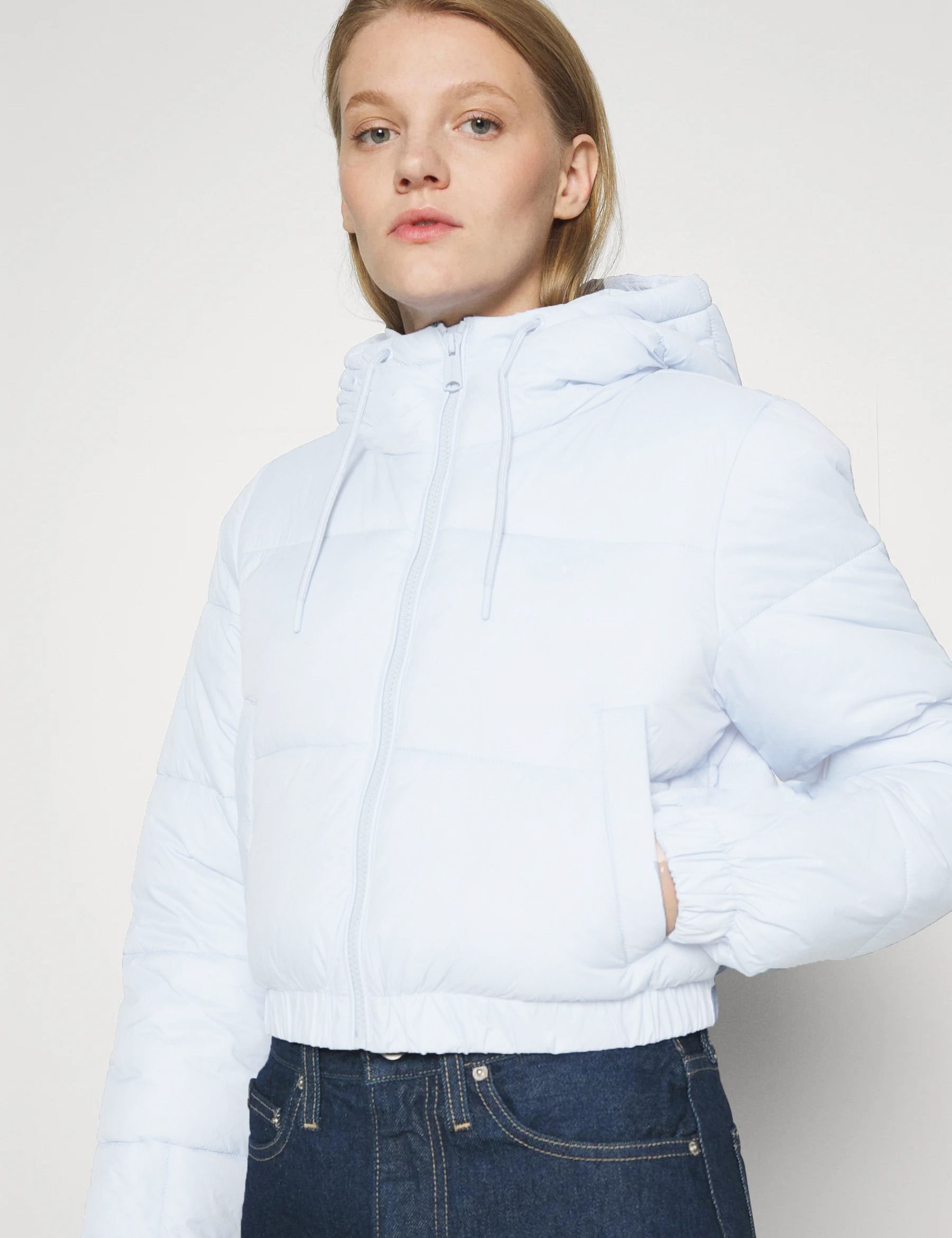 KOTTY Women Full Sleeve Solid Hooded Puffer Jacket