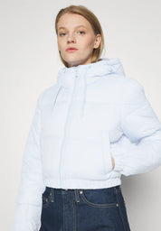 KOTTY Women Full Sleeve Solid Hooded Puffer Jacket