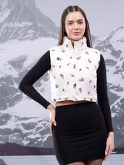 KOTTY Sleeveless Printed Women Jacket 