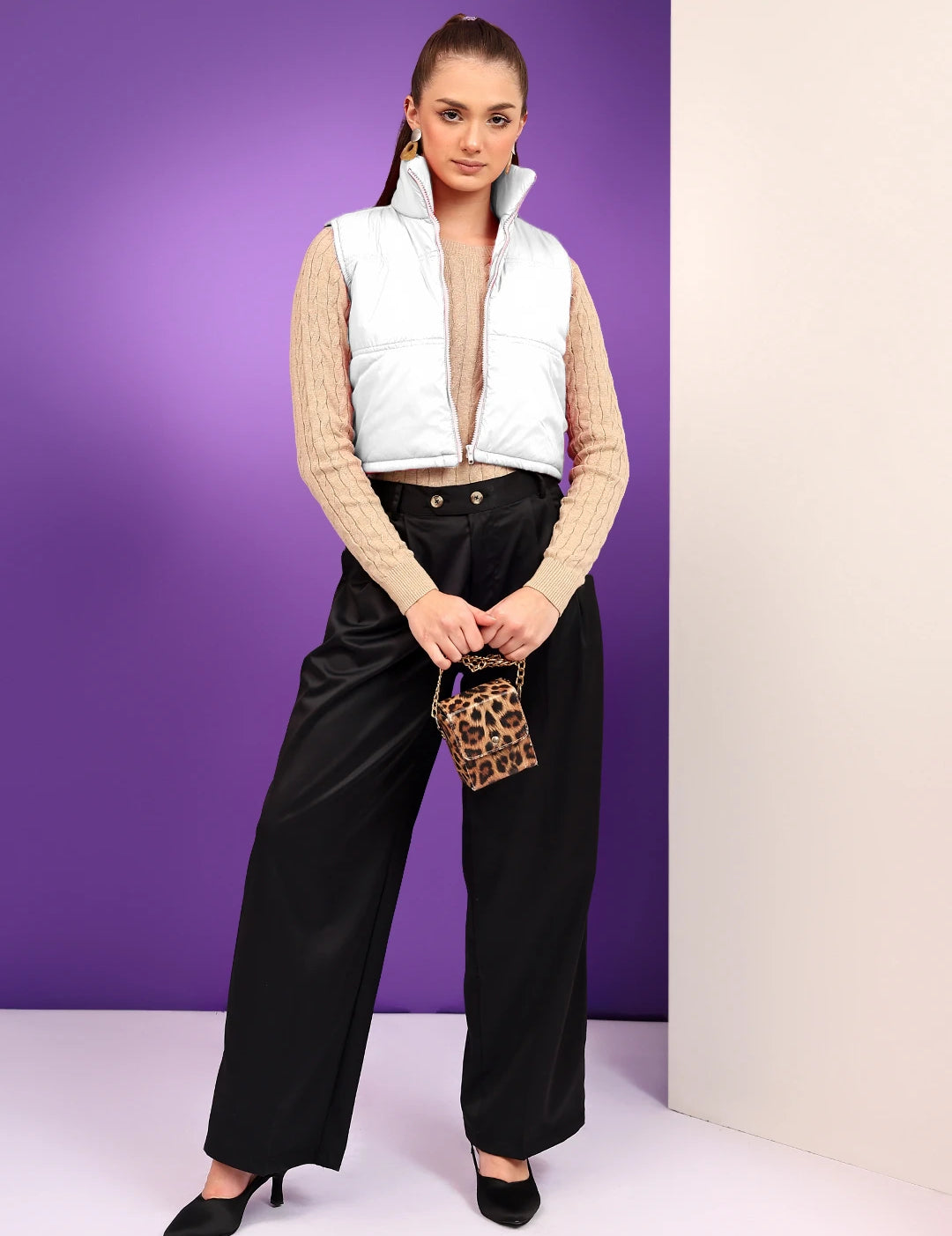 KOTTY Sleeveless Solid Women Jacket 