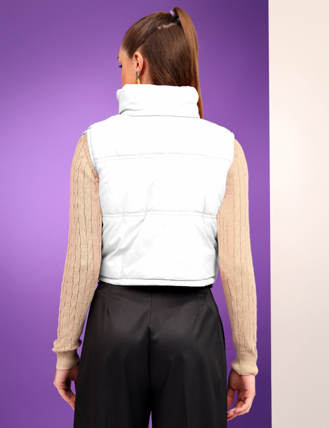 KOTTY Sleeveless Solid Women Jacket 