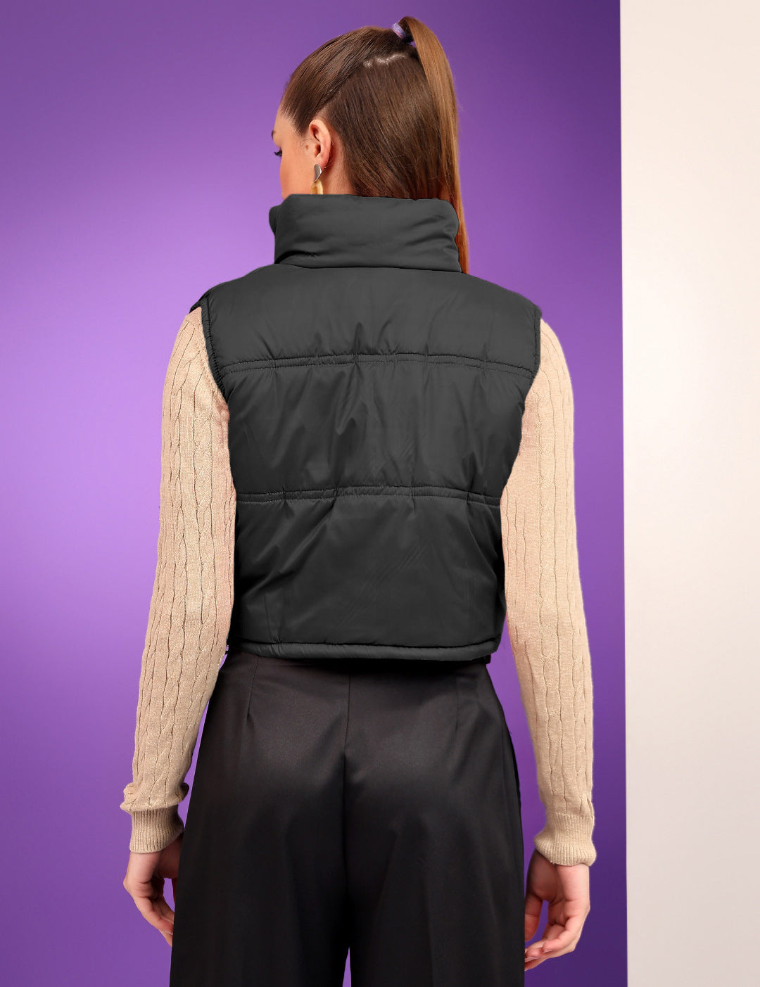 KOTTY Sleeveless Solid Women Jacket 