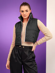 KOTTY Sleeveless Solid Women Jacket 