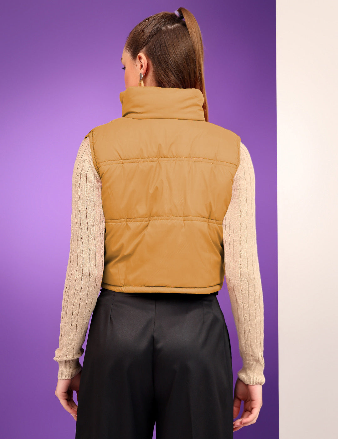 KOTTY Sleeveless Solid Women Jacket 