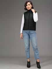 KOTTY Women's Nylon Regular Standard Length Jacket
