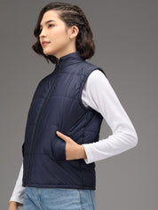 KOTTY Sleeveless Solid Women Jacket 