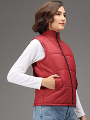 KOTTY Sleeveless Solid Women Jacket 