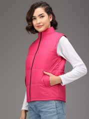 KOTTY Sleeveless Solid Women Jacket 