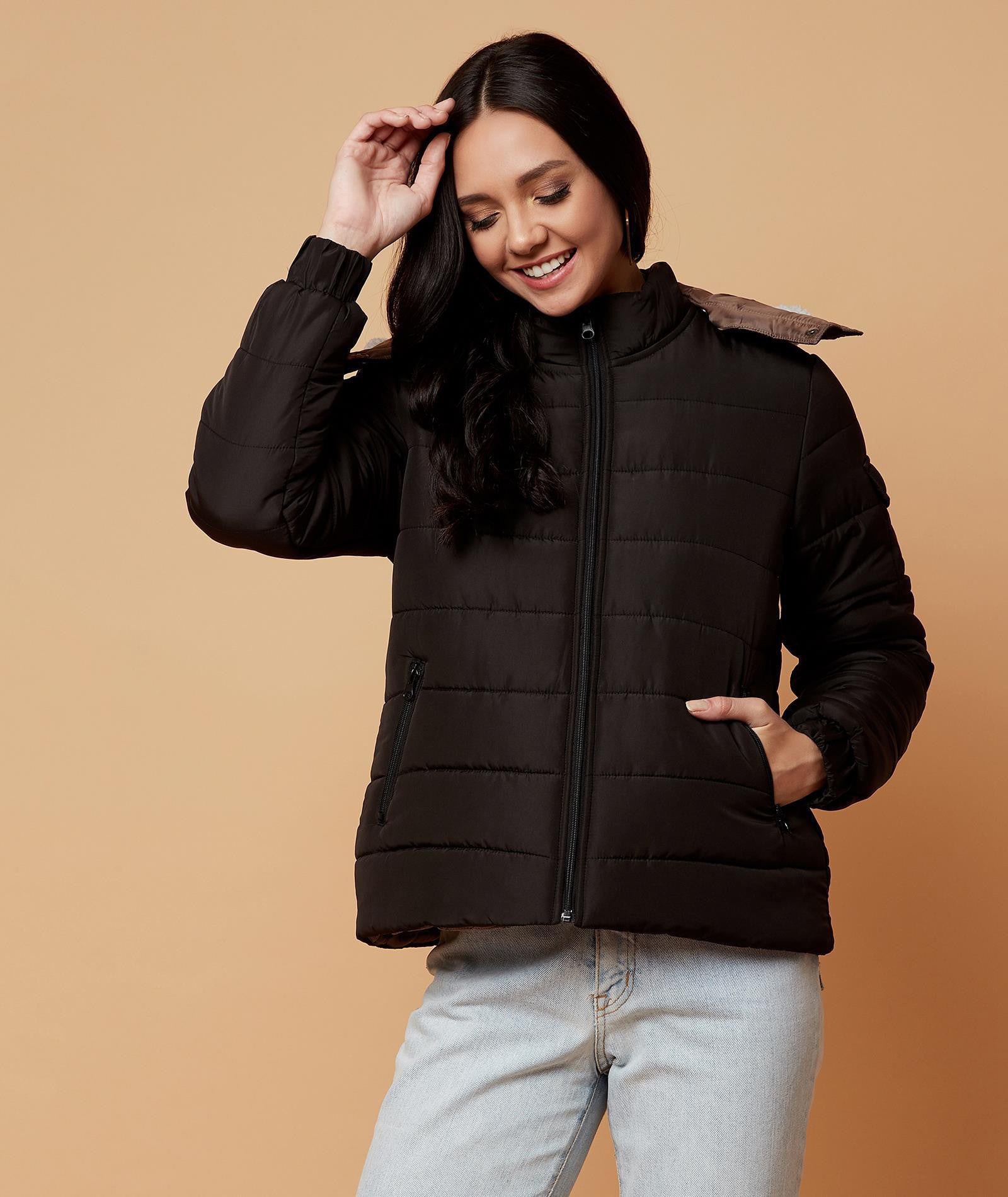 KOTTY Full Sleeve Solid Women Jacket 