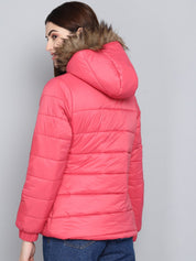 KOTTY Women Nylon Full Sleeve Standard Length Padded Puffer Jacket
