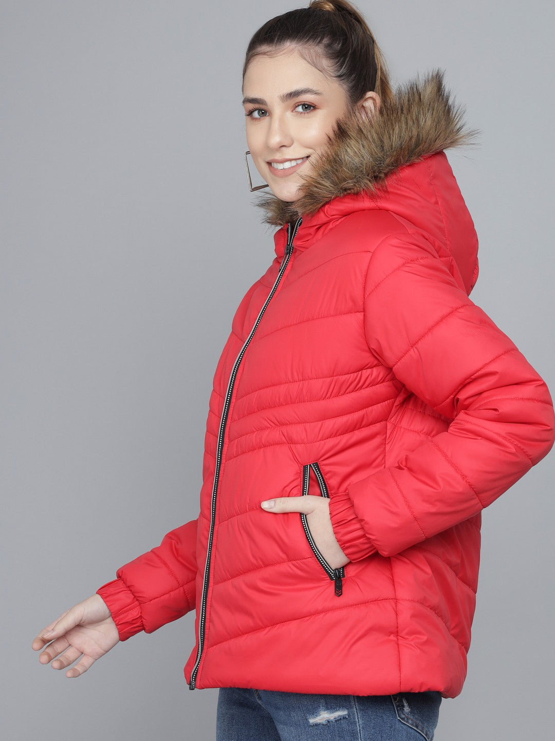 KOTTY Full Sleeve Solid Women Jacket 
