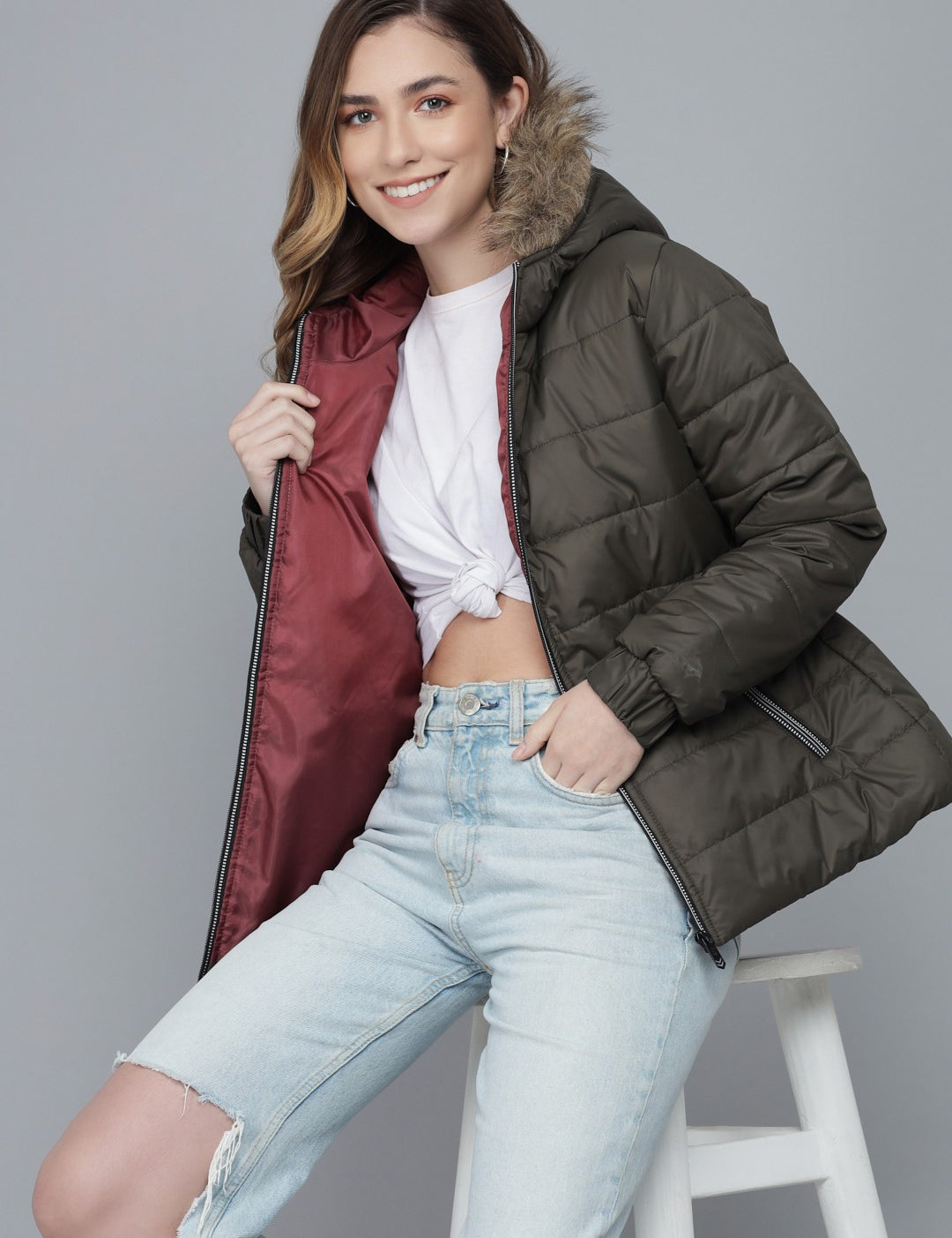 KOTTY Full Sleeve Solid Women Jacket 