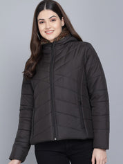 KOTTY Full Sleeve Self Design Women Jacket 