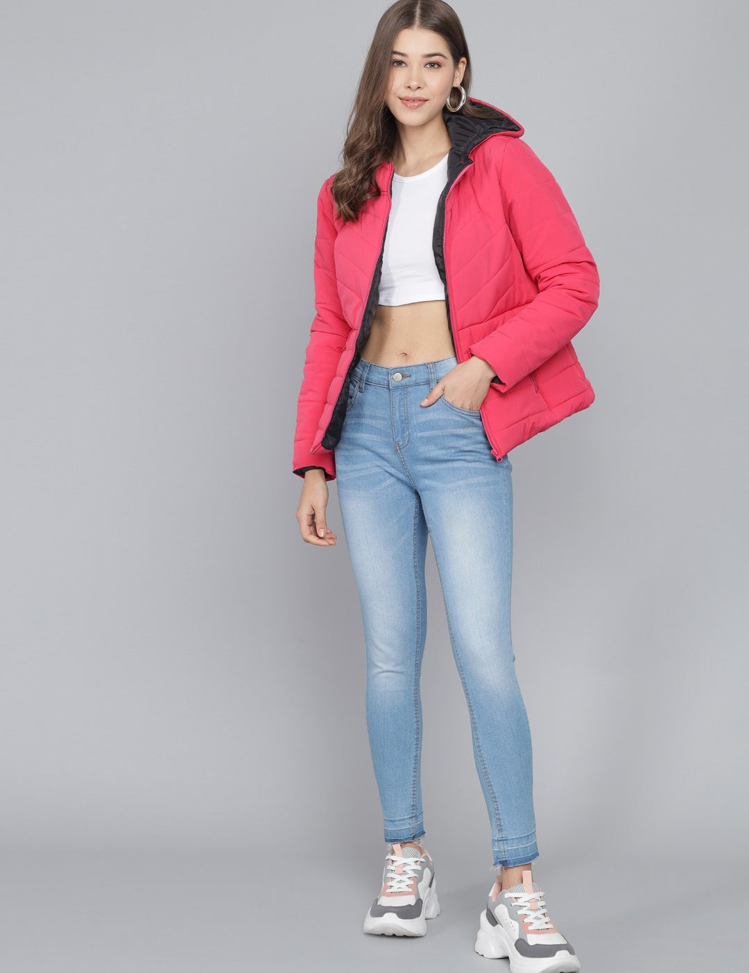 KOTTY Full Sleeve Solid Women Jacket 