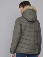 KOTTY Full Sleeve Self Design Women Jacket 