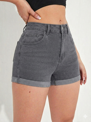 Women’s Denim Shorts High Waist Summer Wear