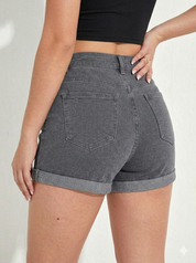 Women’s Denim Shorts High Waist Summer Wear