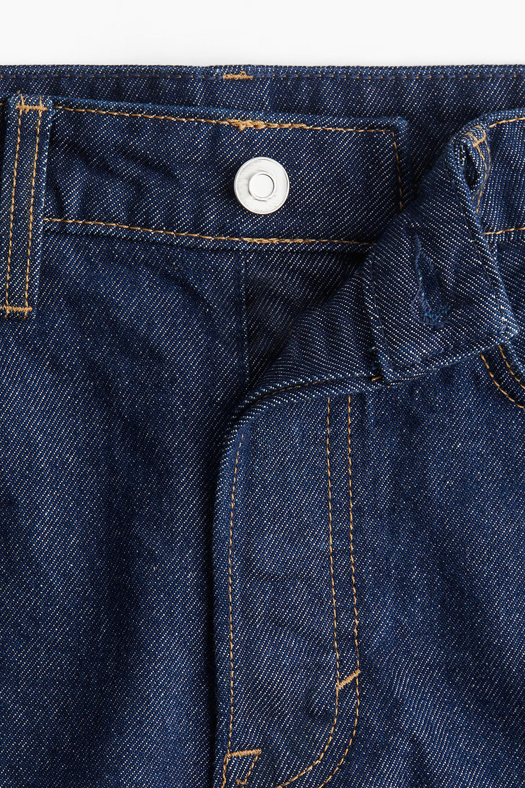Women's Dark Indigo High Rise Mom Denim Shorts