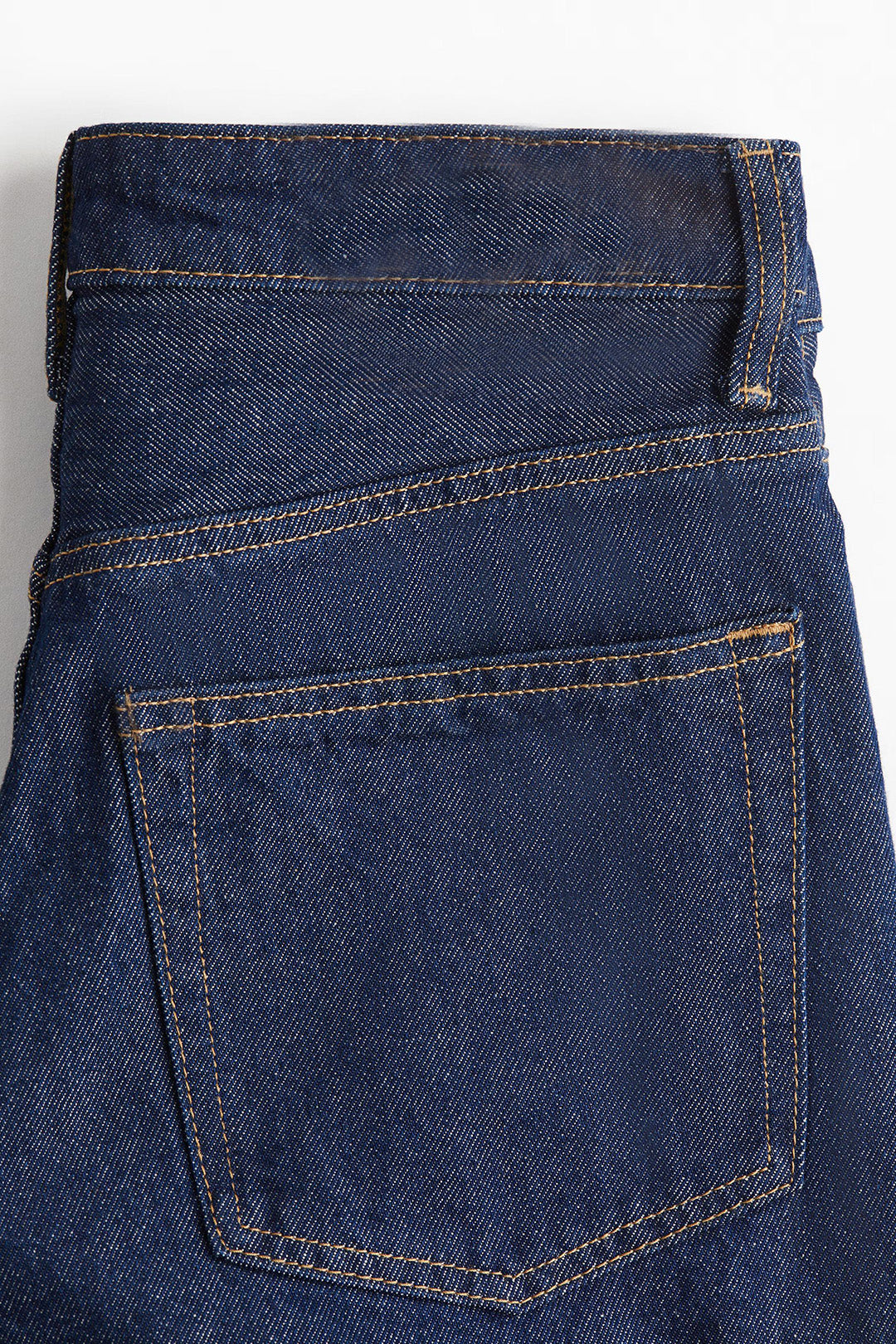 Women's Dark Indigo High Rise Mom Denim Shorts
