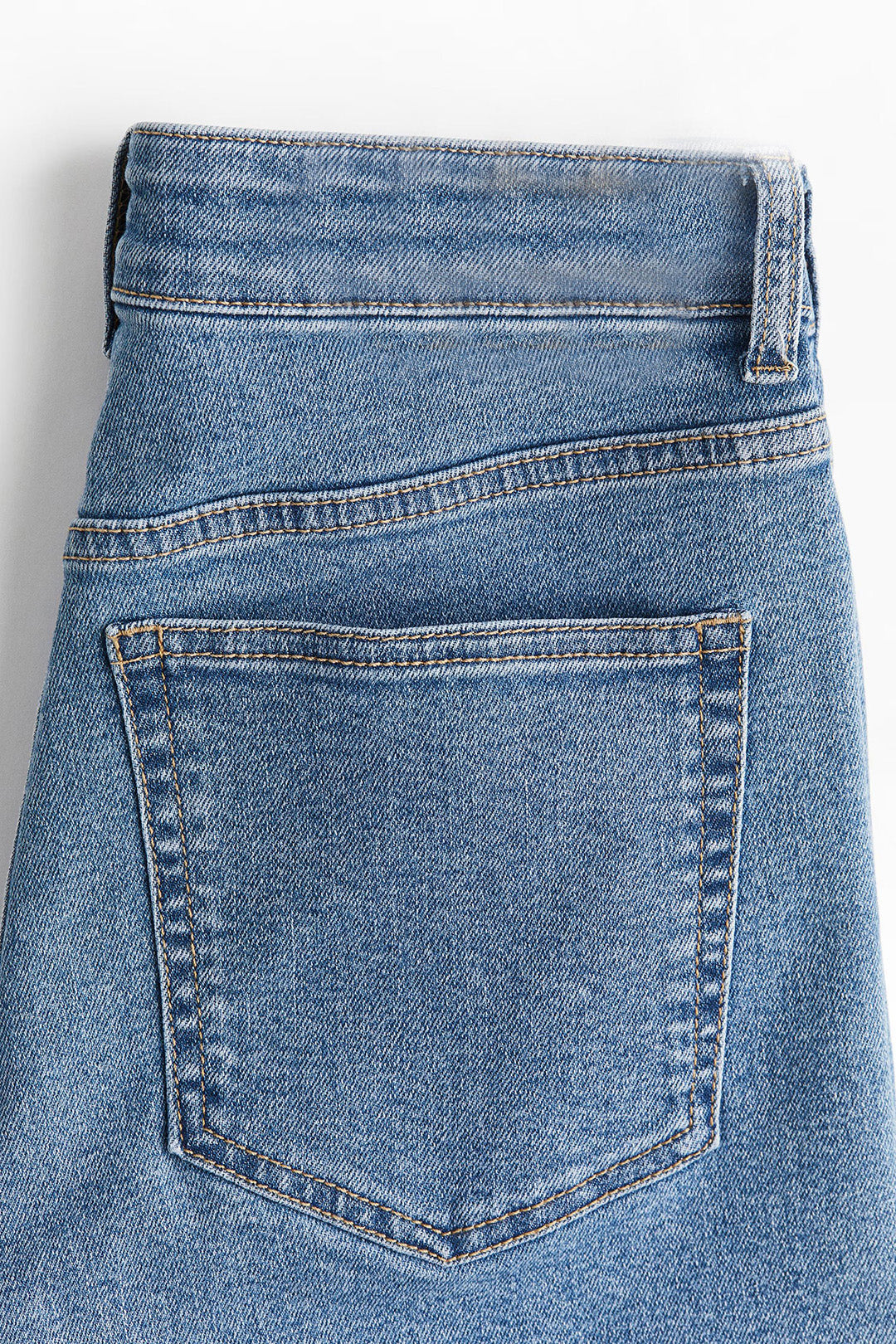Women's Mid Wash High Waist Classic Denim Shorts