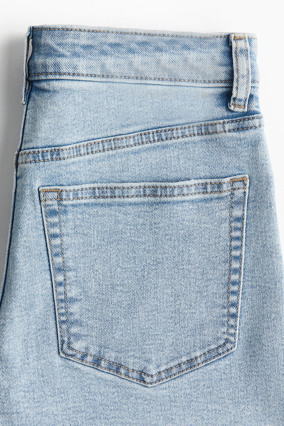 Women's High Waist Light Wash Casual Denim Shorts