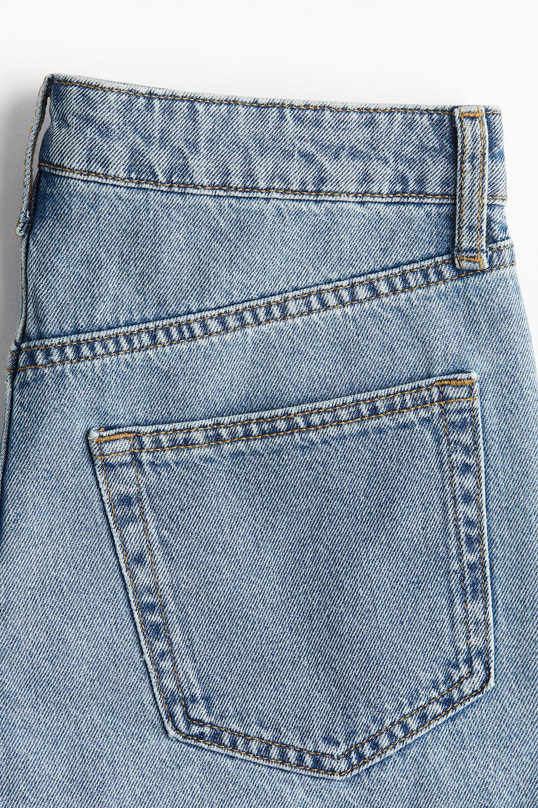 Women's Light Blue Cuffed Casual Denim Mini Shorts