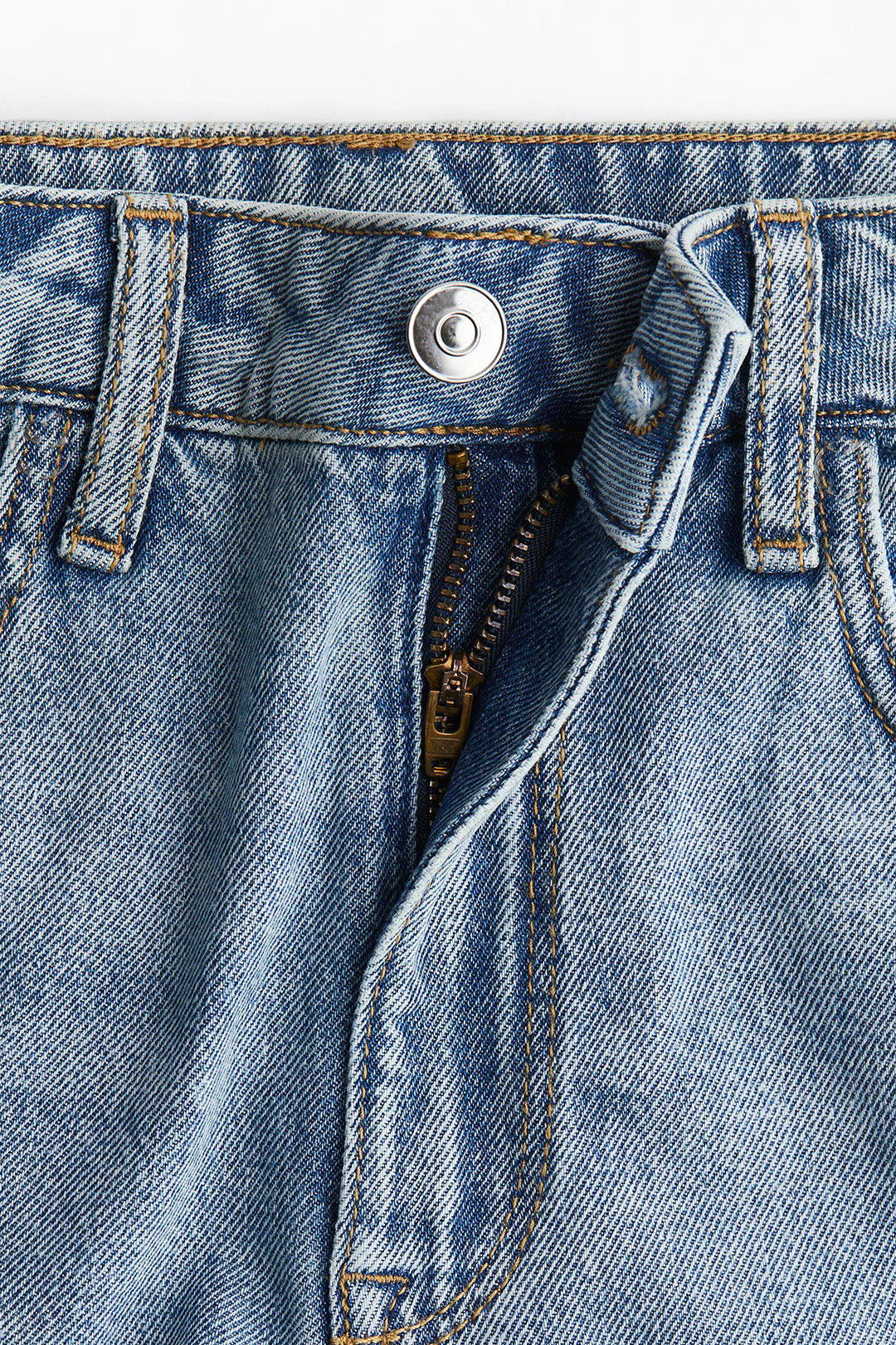 Women's Light Blue Cuffed Casual Denim Mini Shorts