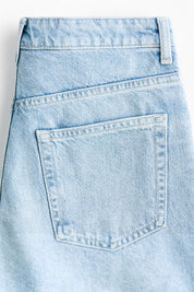 Light Wash Denim Jacket & Shorts