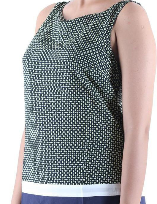 KOTTY Party Sleeveless Printed, Solid Women Multicolor Top 