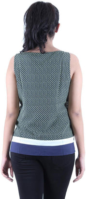 KOTTY Party Sleeveless Printed, Solid Women Multicolor Top 