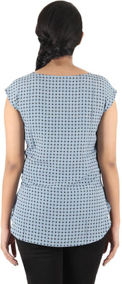 KOTTY Party Cap Sleeve Printed Women Multicolor Top 