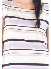 KOTTY Party Sleeveless Printed, Solid Women Multicolor Top 