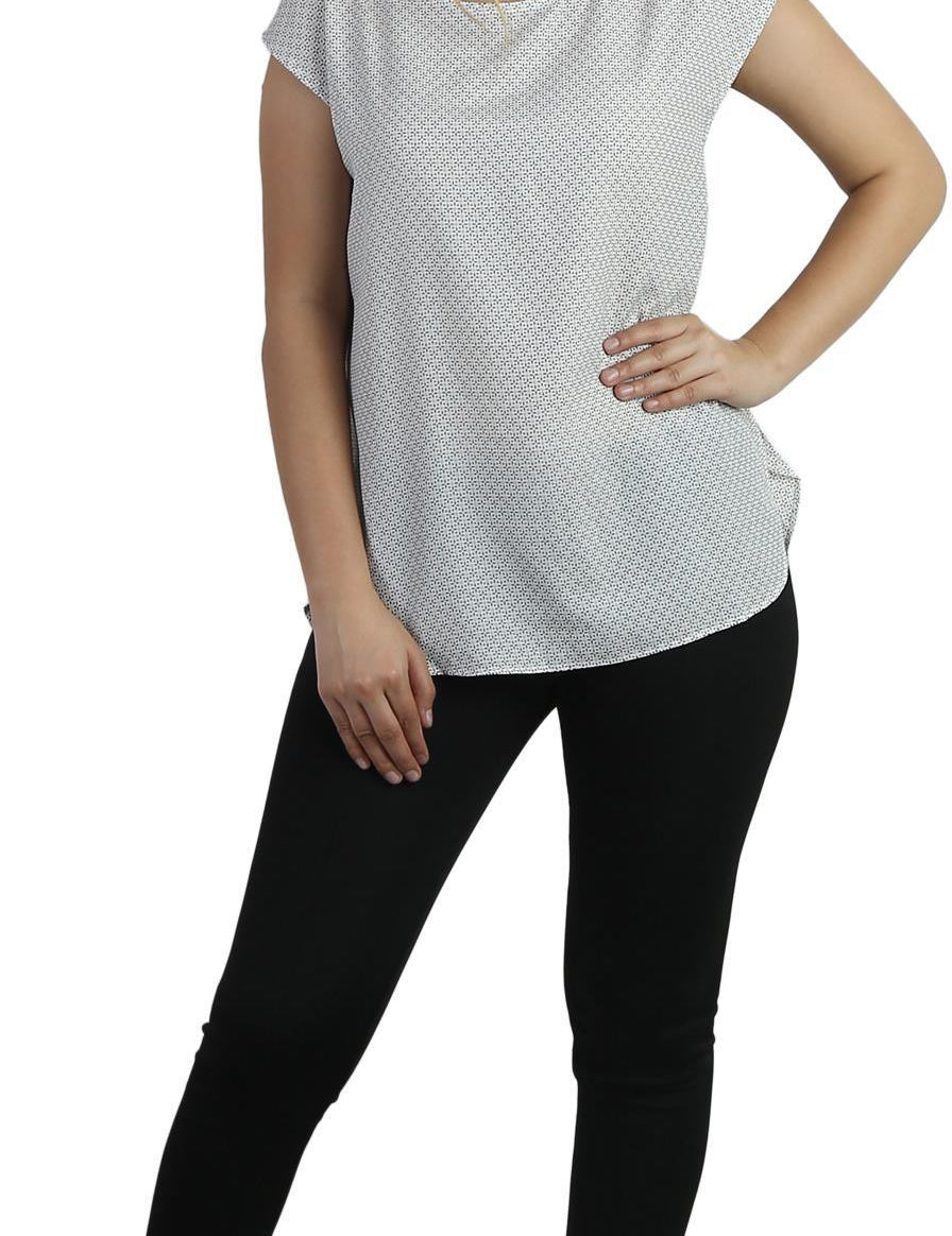 KOTTY Casual Sleeveless Printed Women Multicolor Top 