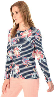 KOTTY Casual Full Sleeve Striped Women Purple Top 